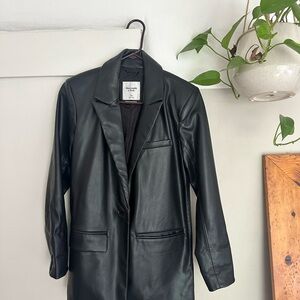 Abercrombie & Fitch Black Blazer Classic Suit Jacket